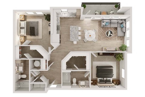 B2 Floor Plan at Livano Prosper, Prosper